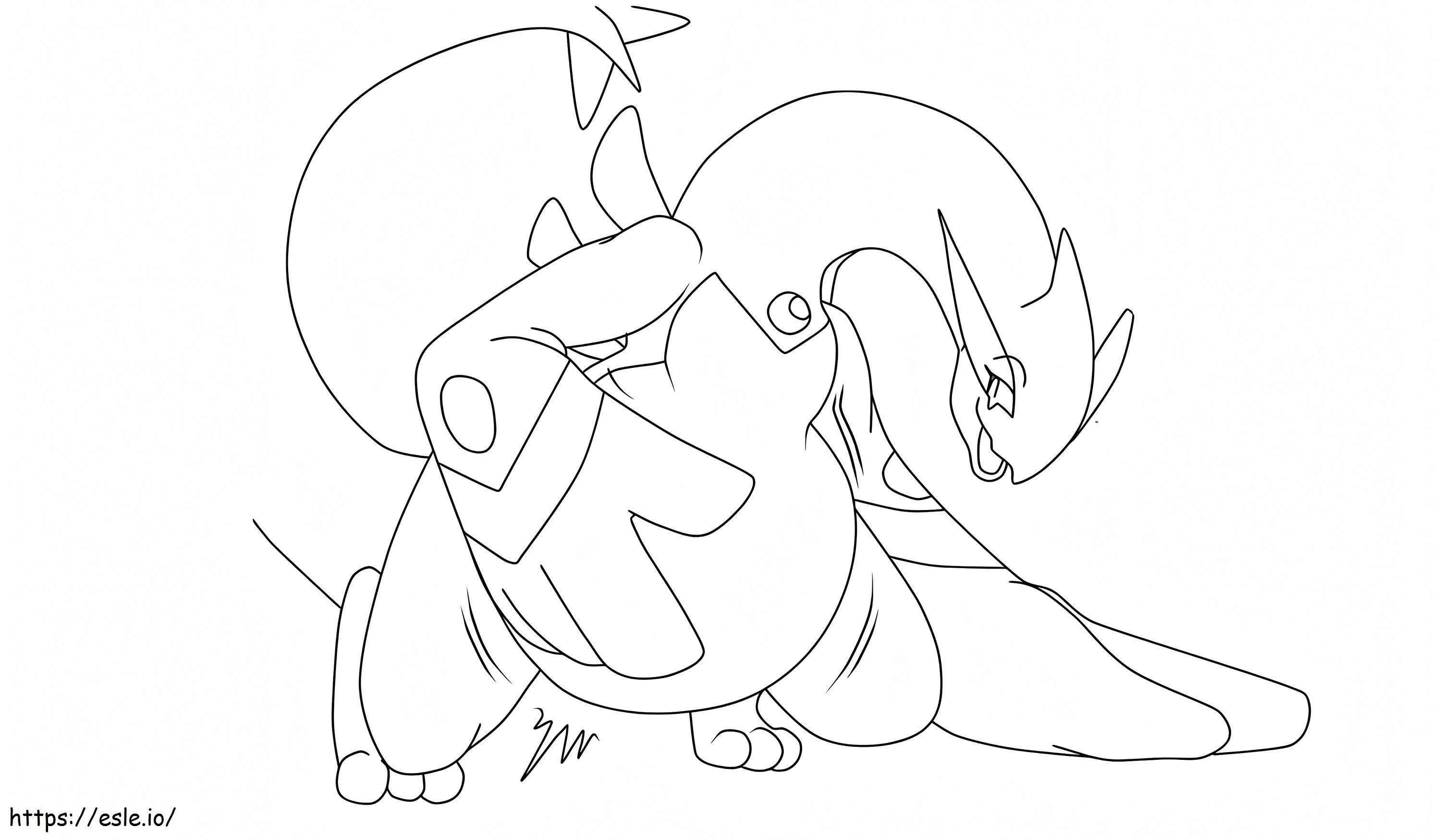 Girl lugia coloring page