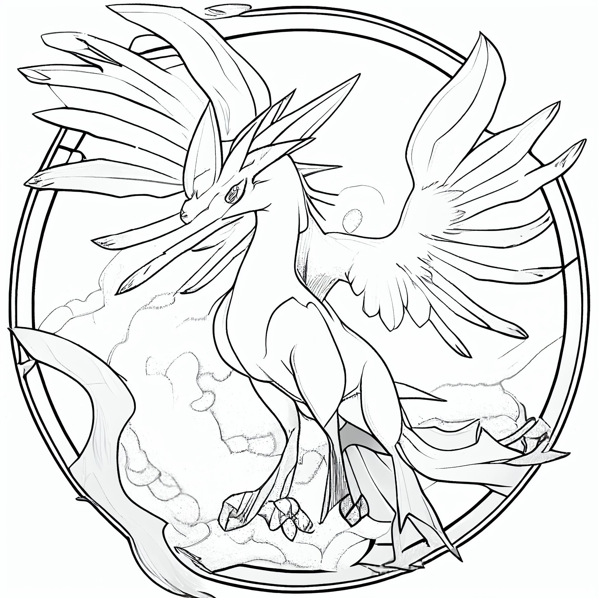 Legendary pokemon coloring pages free printable images