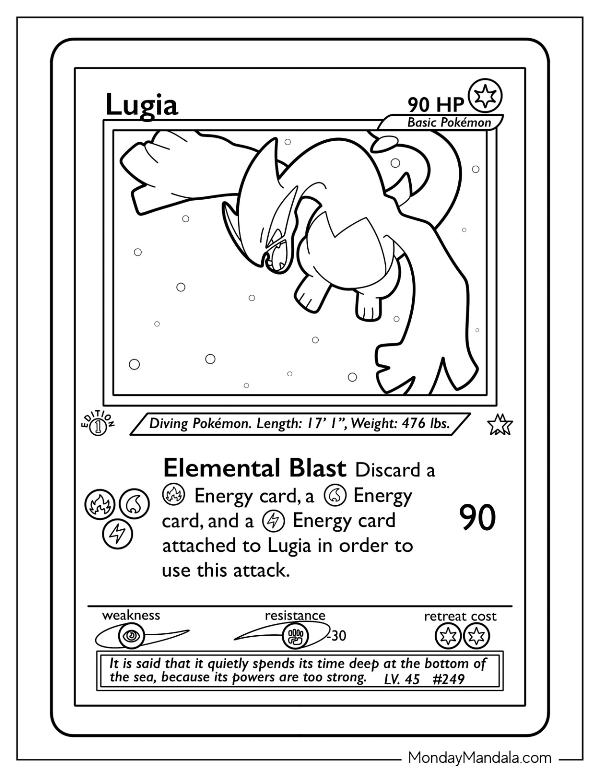 Pokemon card coloring pages free pdf printables