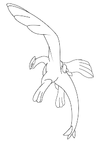 Free printable pokemon lugia coloring pages