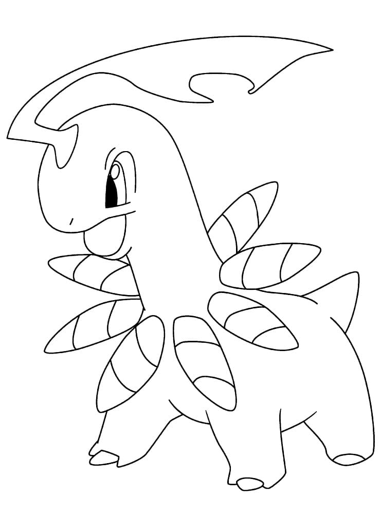 Bayleef pokemon coloring page