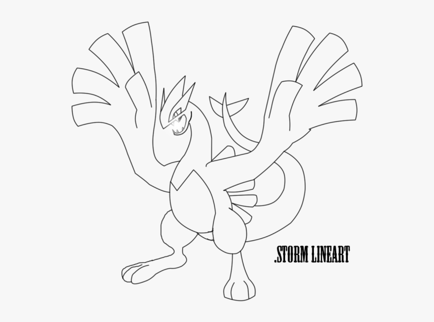 Outstanding lugia coloring pages embellishment hd png download