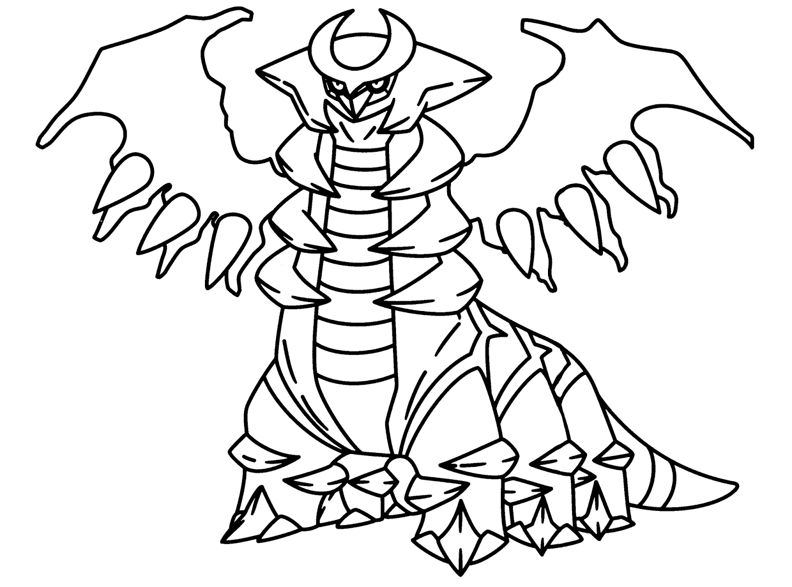 Lugia coloring page
