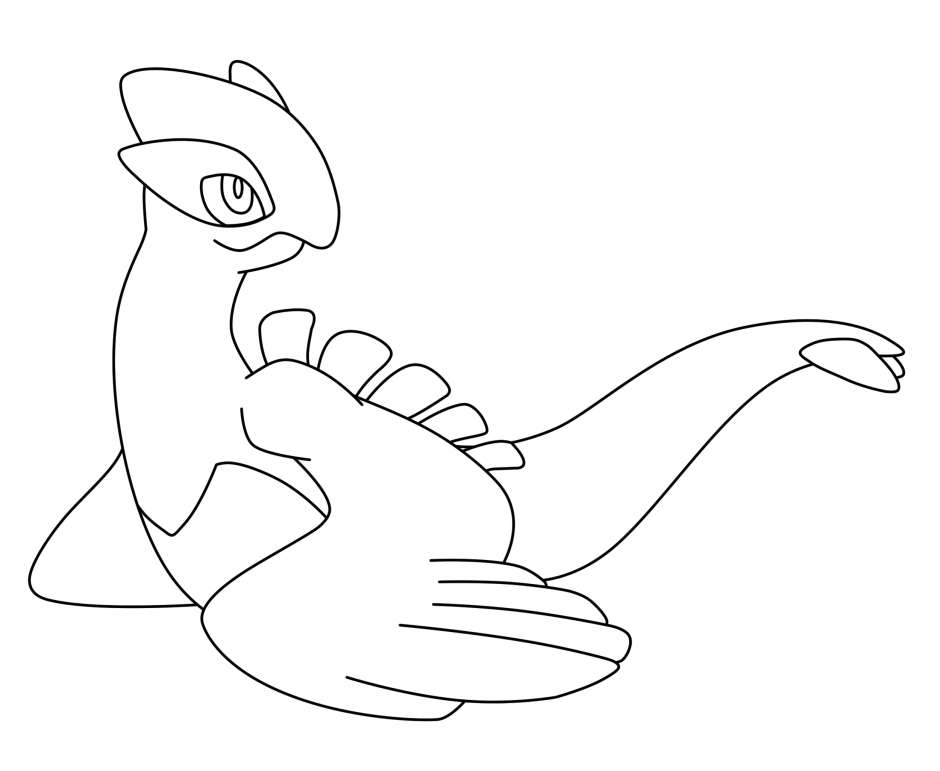 Pokemon coloring pages lugia