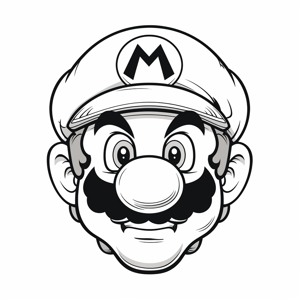 Awesome super mario bros coloring pages