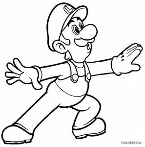 Printable luigi coloring pages for kids monster coloring pages mario coloring pages super mario coloring pages