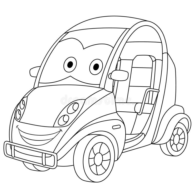 Car colouring stock illustrations â car colouring stock illustrations vectors clipart