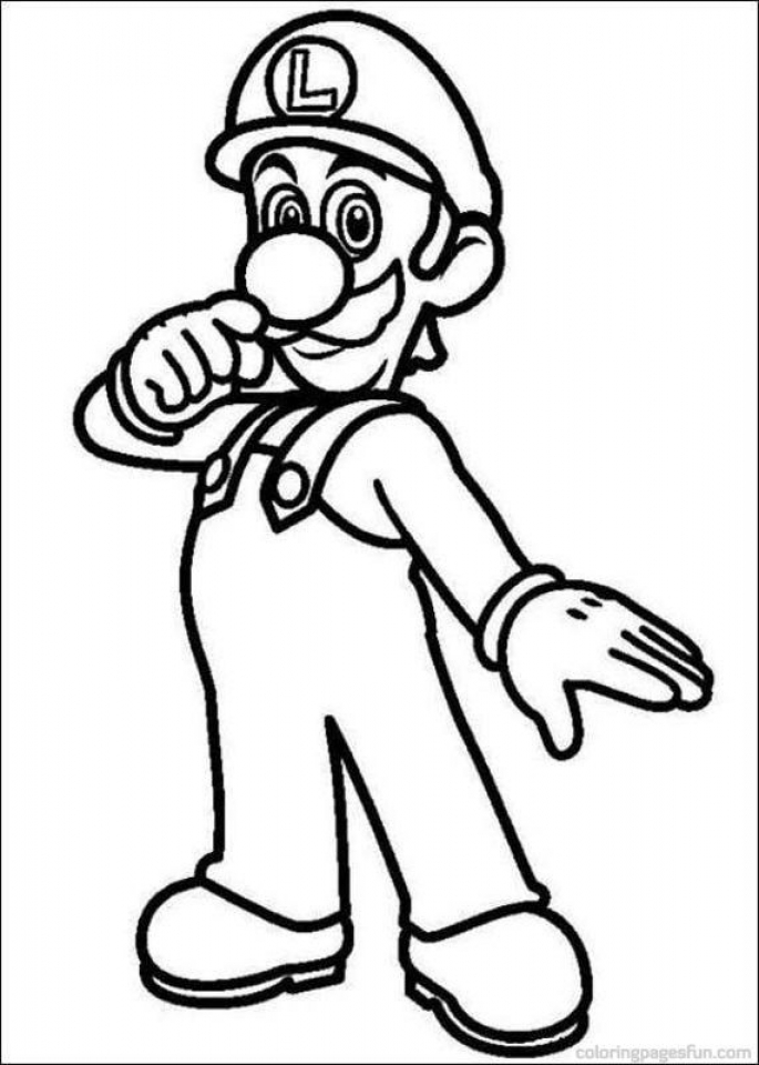 Get this luigi in mario coloring pages to print nvjc