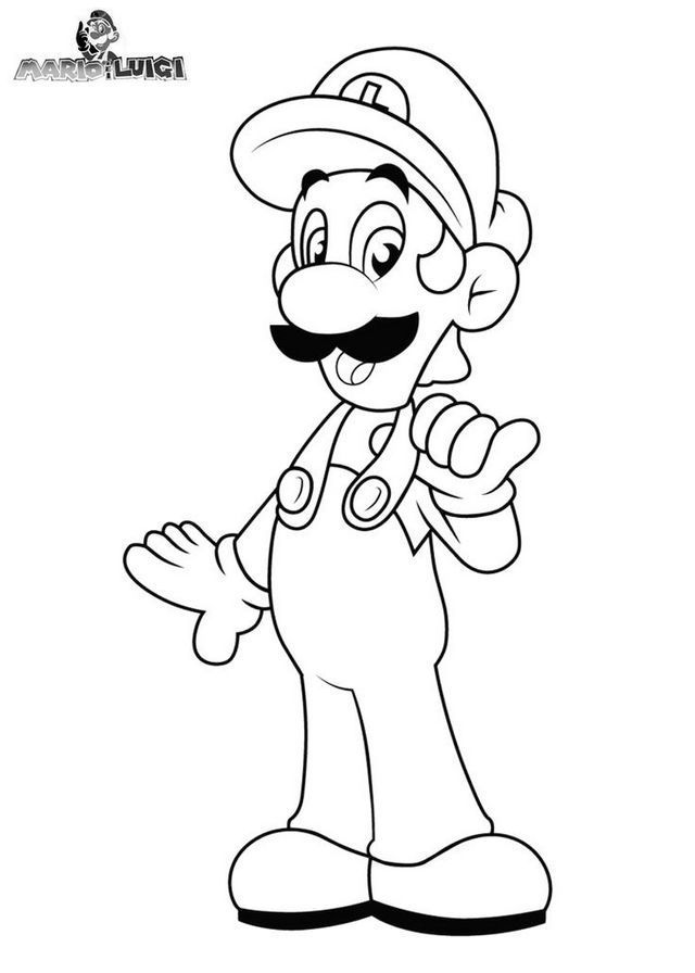 Luigi mario coloring page windlichter basteln glas goku zeichnung ausmalbilder