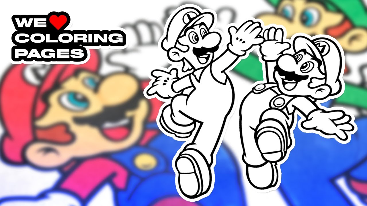 Luigi ario coloring page we âï coloring pages