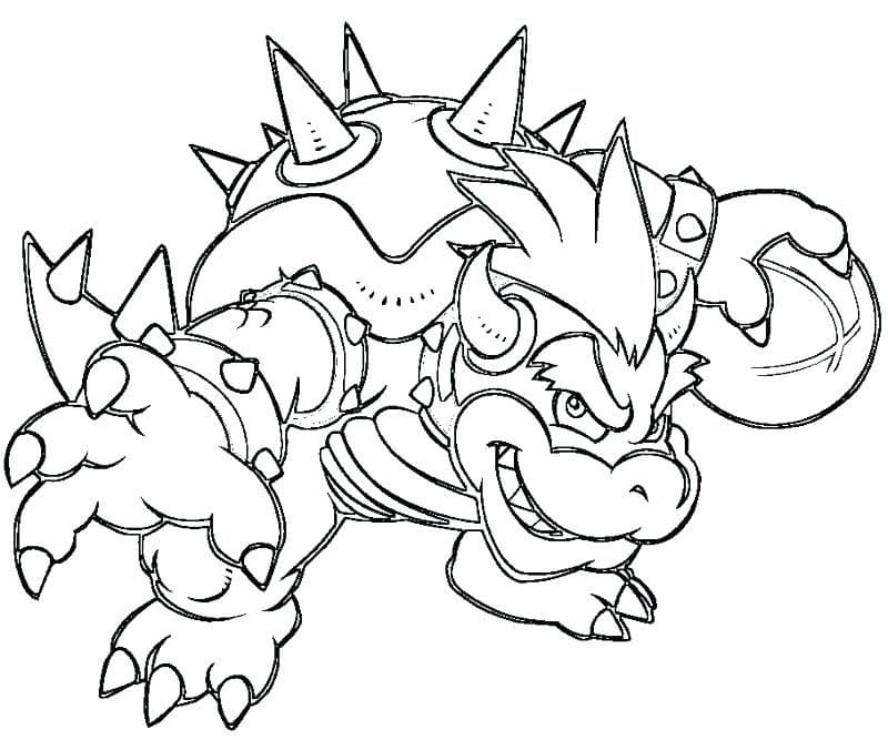 Bowser coloring pages by coloringpageswk on