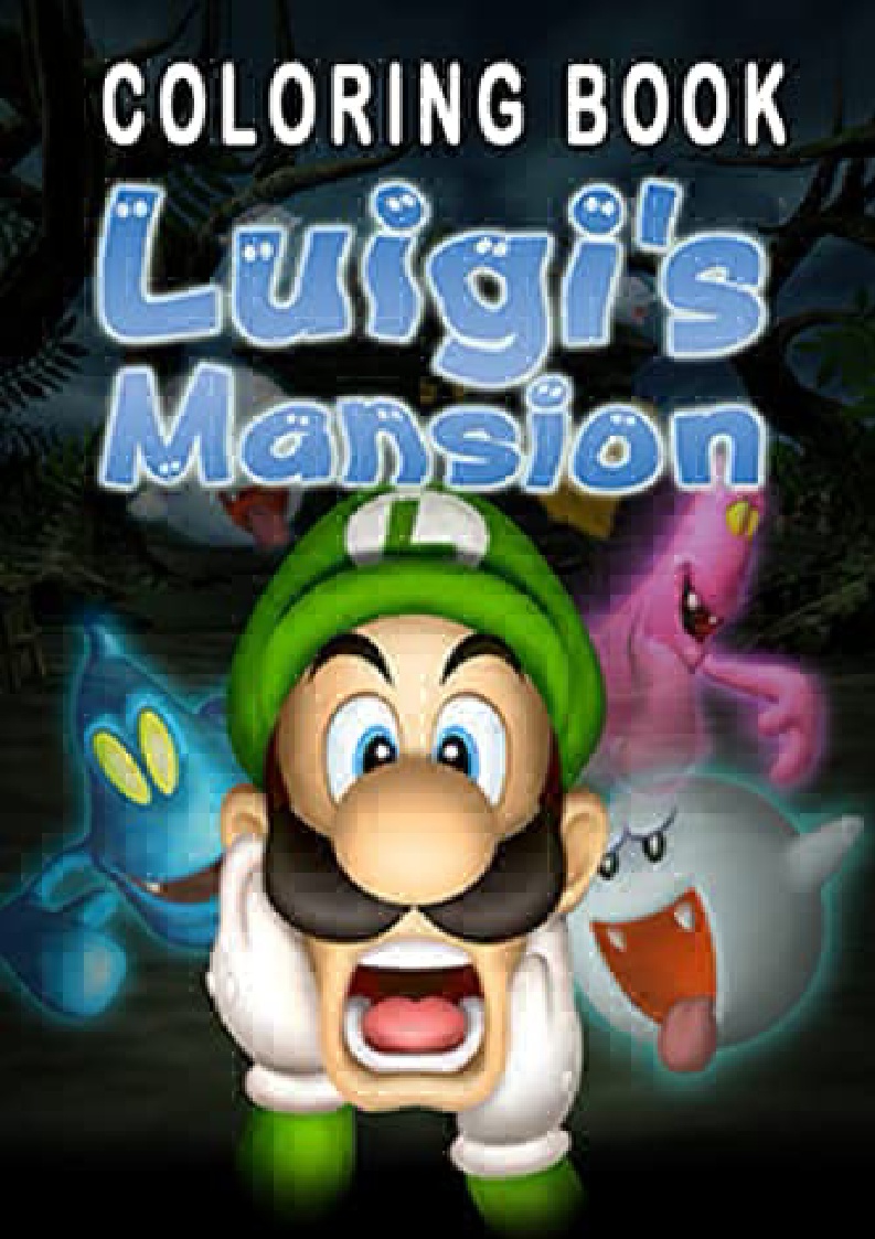 Pdf luigis mansion coloring book great high quality luigis mansion coloring book with lots of cool pages for kids and adult fun and relaxing free x