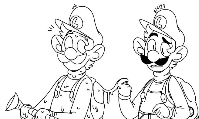 Luigi and gooigi dtiys from ig mario amino