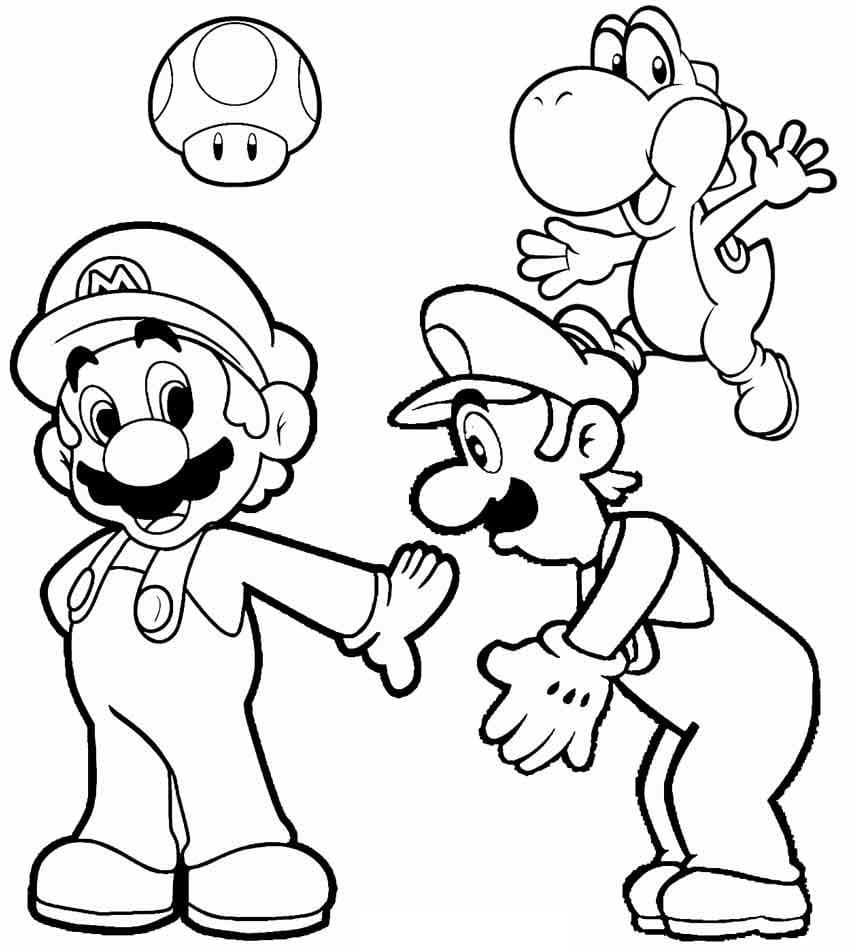 Luigi coloring pages best images free printable