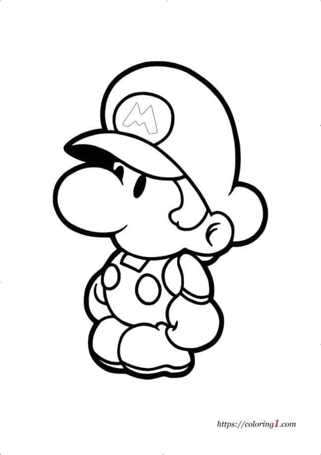 Mario coloring pages