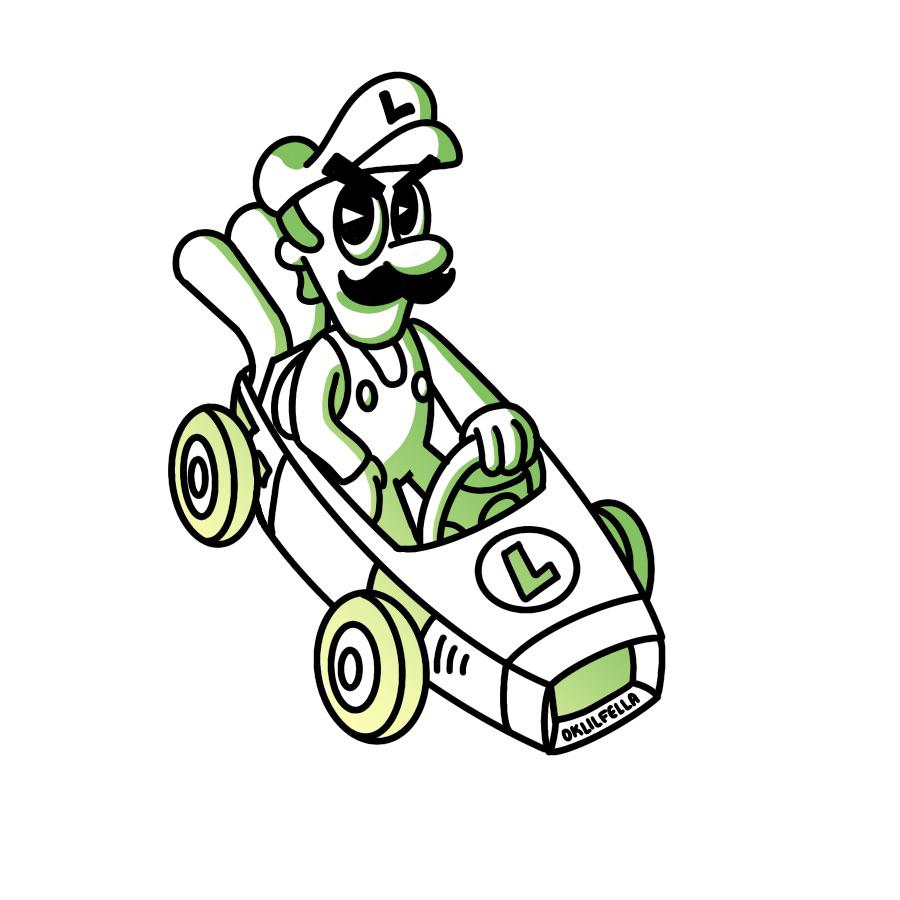 I drew my mario kart kart rmariokart