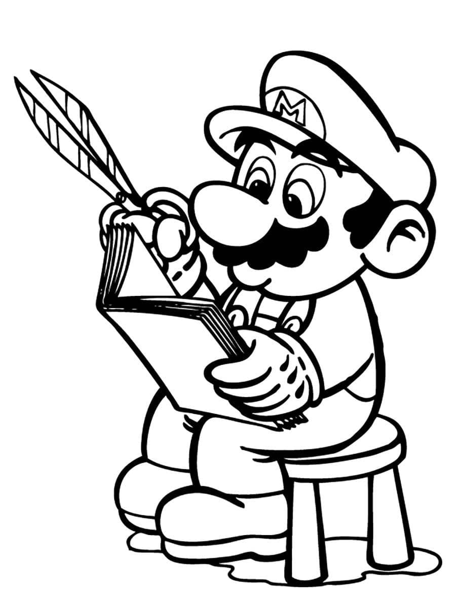 Mario coloring pages