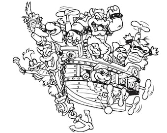 Mario coloring pages