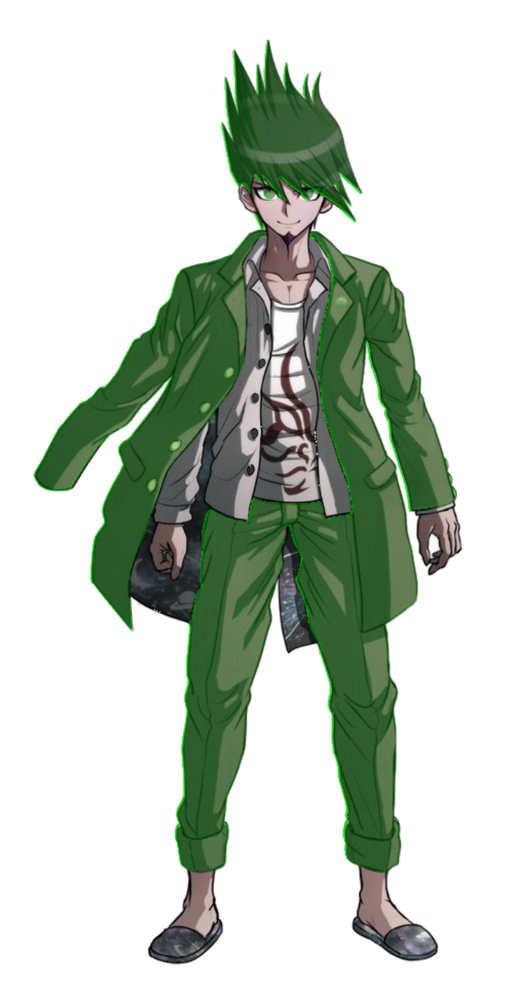 Kaito reminds me of luigi so i made green color palette kaito this is very choppy my bad editing requires talent that i dont quite have rdanganronpa