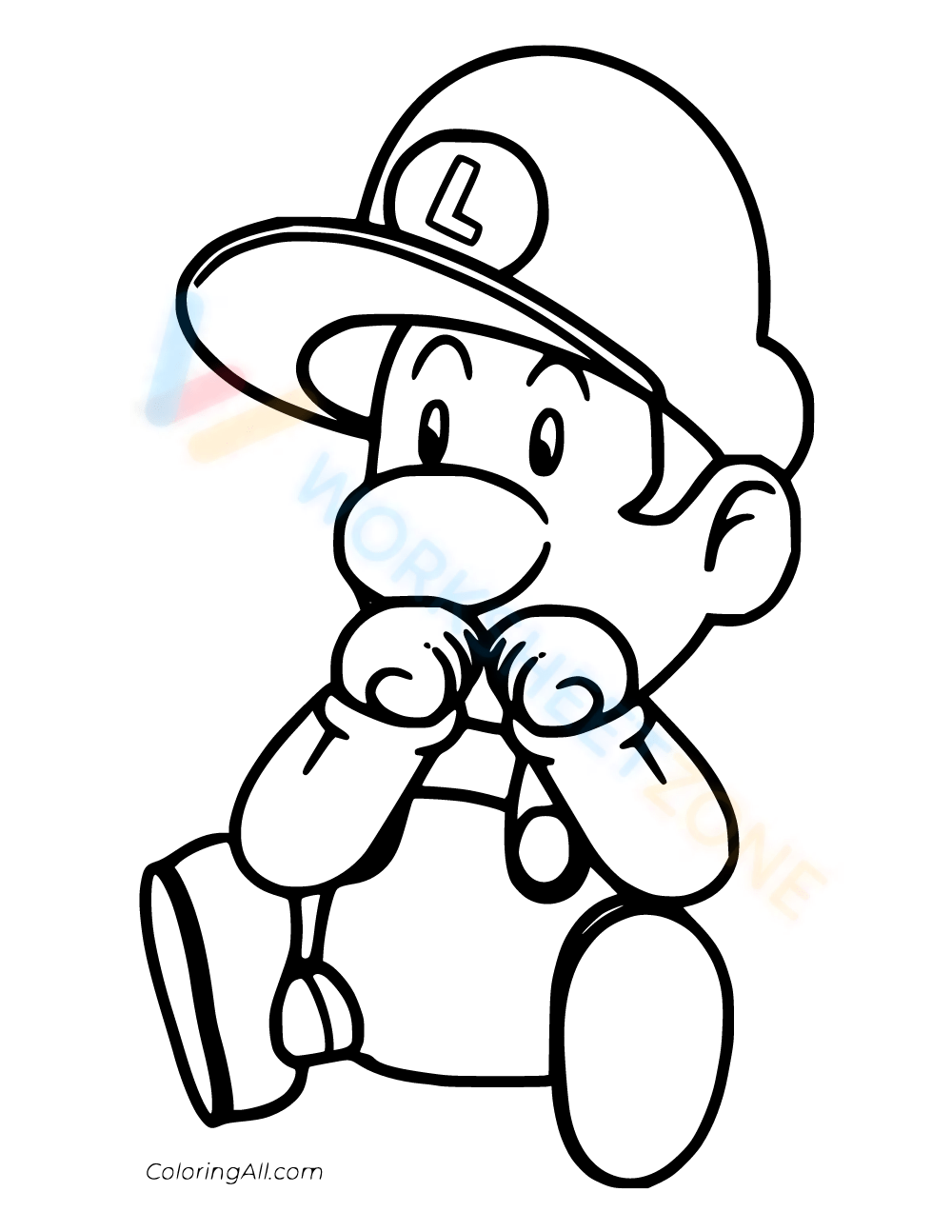 Cute luigi worksheet