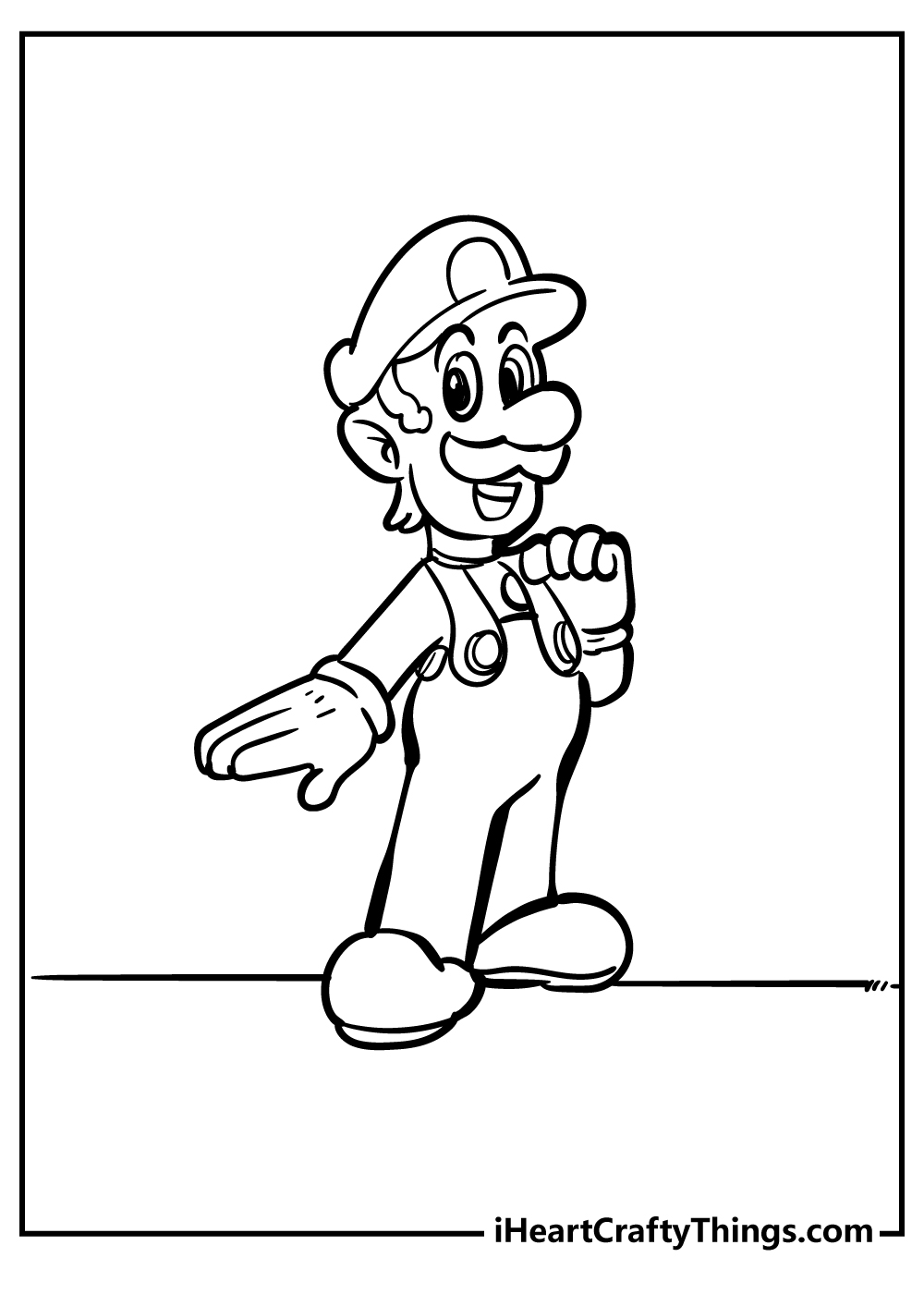 Super mario bros coloring pages free printables