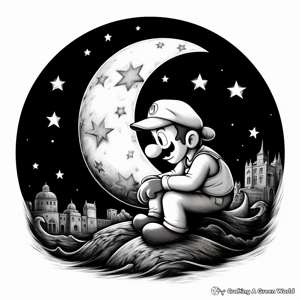 Luigi coloring pages