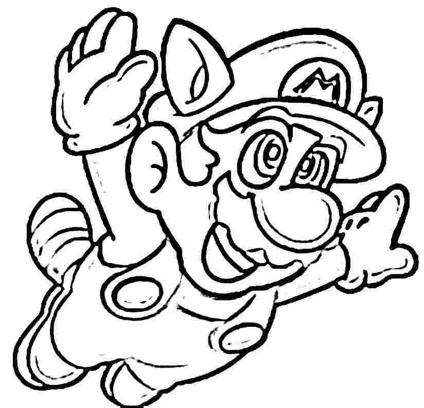 Free printable mario coloring pages for kids