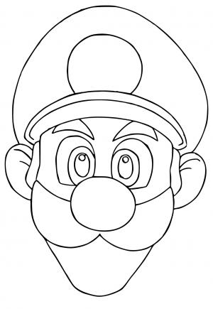 Free printable luigi coloring pages for adults and kids