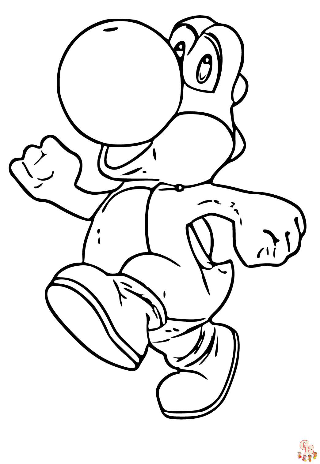 Cute yoshi coloring pages free printable sheets for kids