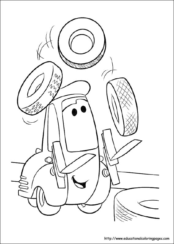 Coloring pages for kids disney cars coloring pages