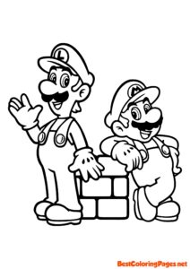 Mario coloring pages