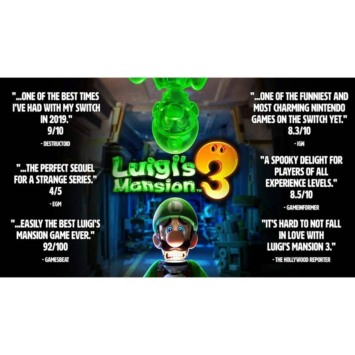 Nintendo switch luigis mansion standard edition