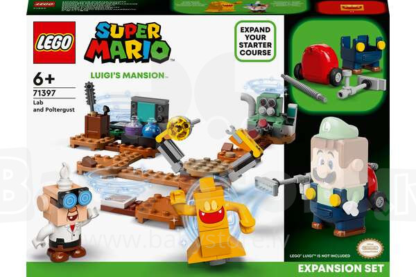 Lego super mario luigis mansionâ laboratorijas un spoka paplaåinäjuma maråruts