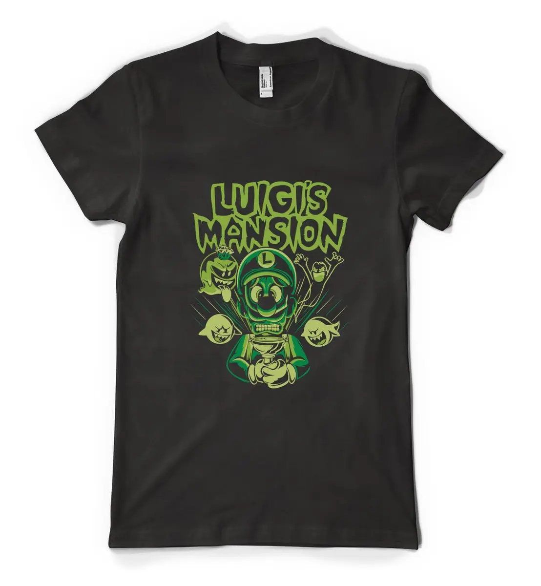 Personalised luigi mansion luigis gaming mario super adult and kids t