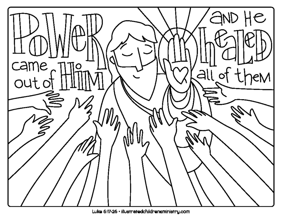 Bible story coloring pages winter