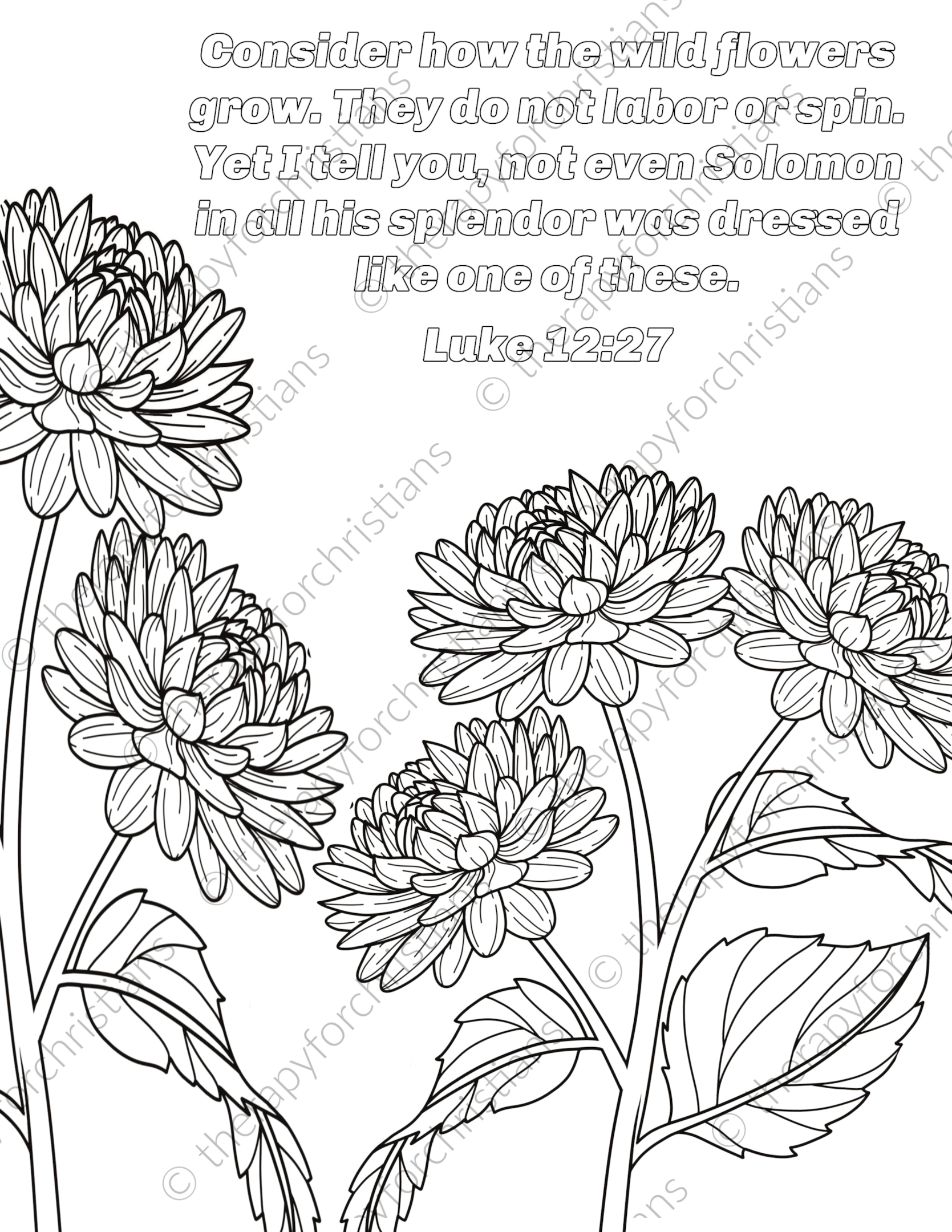 Scripture coloring pages for adults