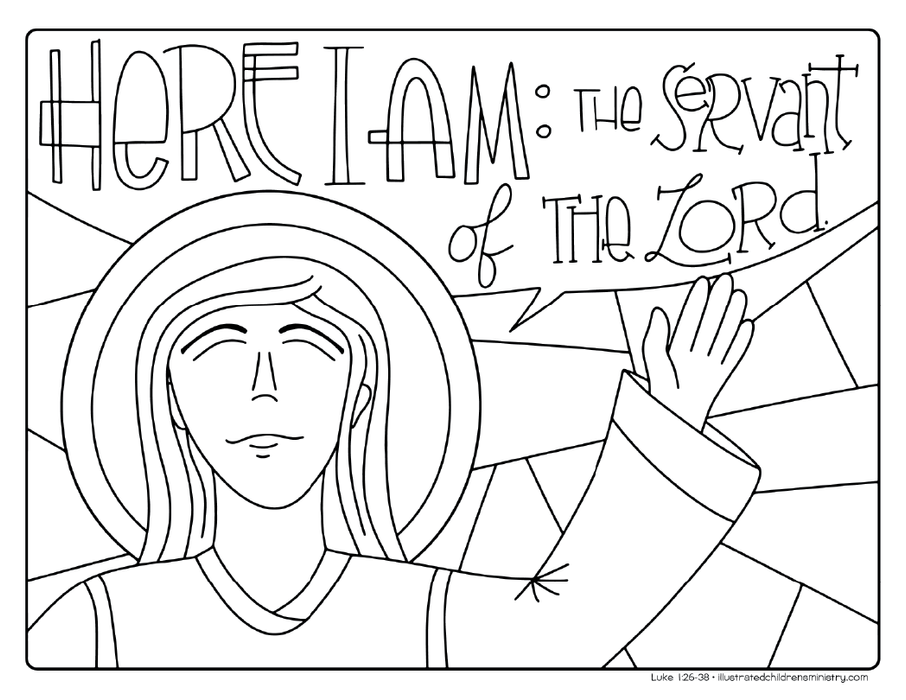 Bible story coloring pages winter