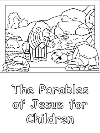 Parables of jesus for children coloring book pdf