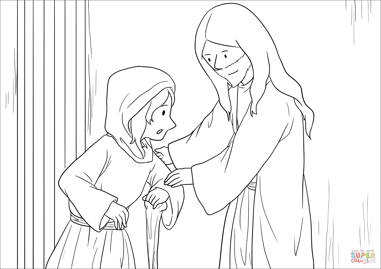 Jesus heals a crippled woman on the sabbath luke