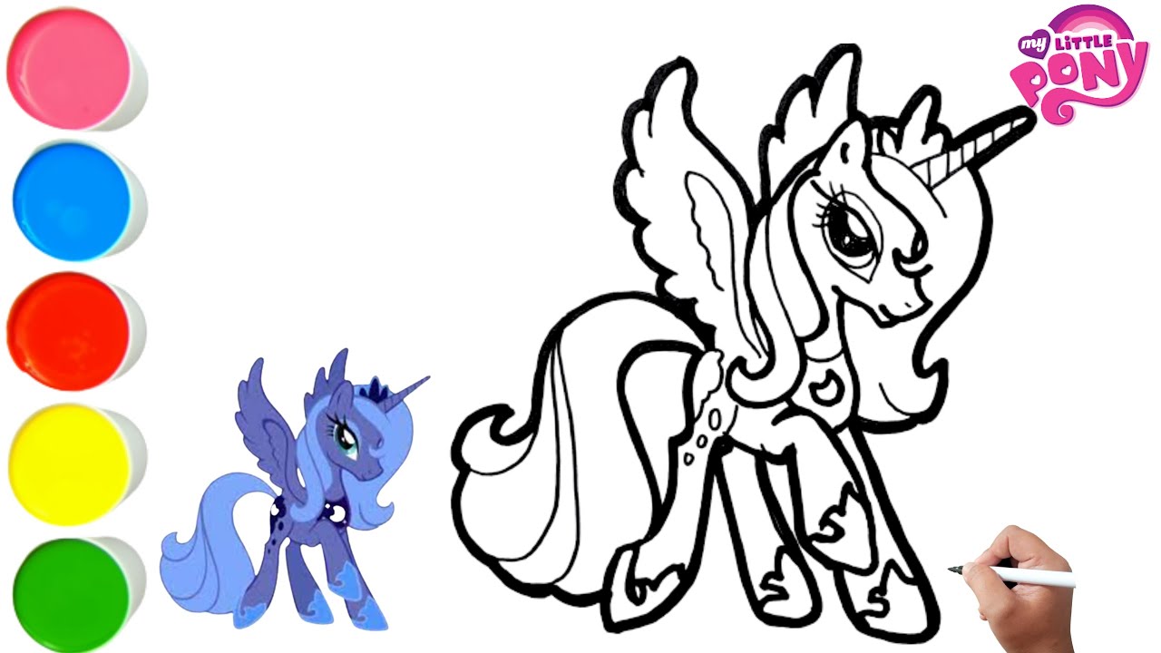 How to draw princess luna fro y little pony