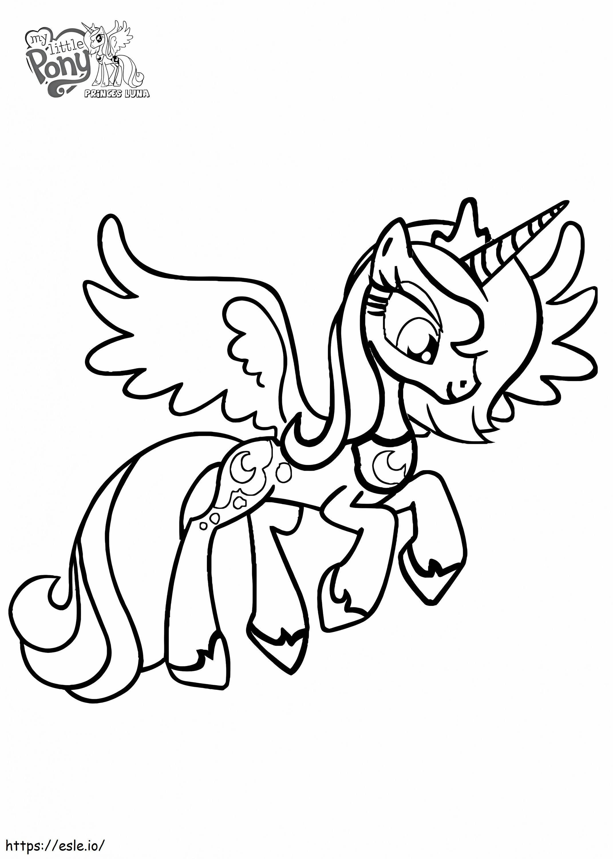 Princess luna mlp coloring page