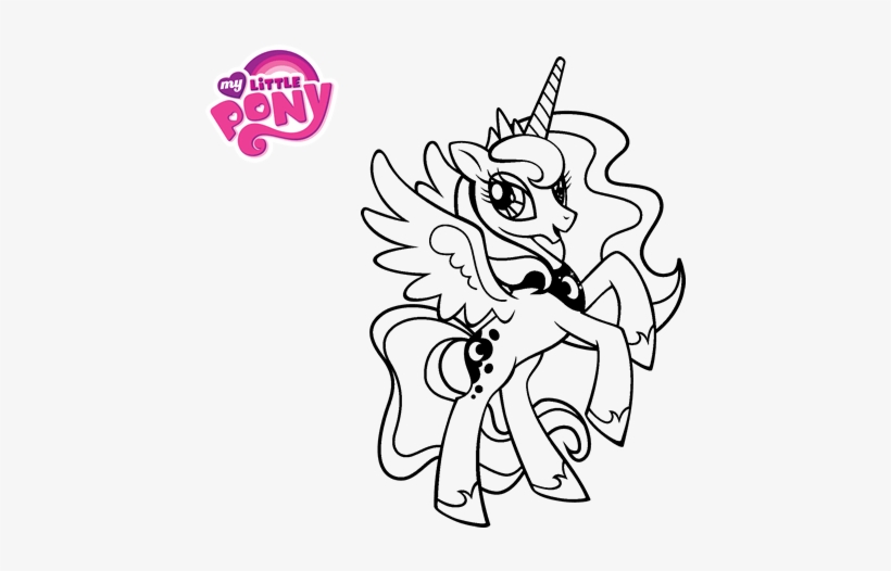 Princess luna coloring pages