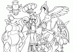 All pokemon coloring pages