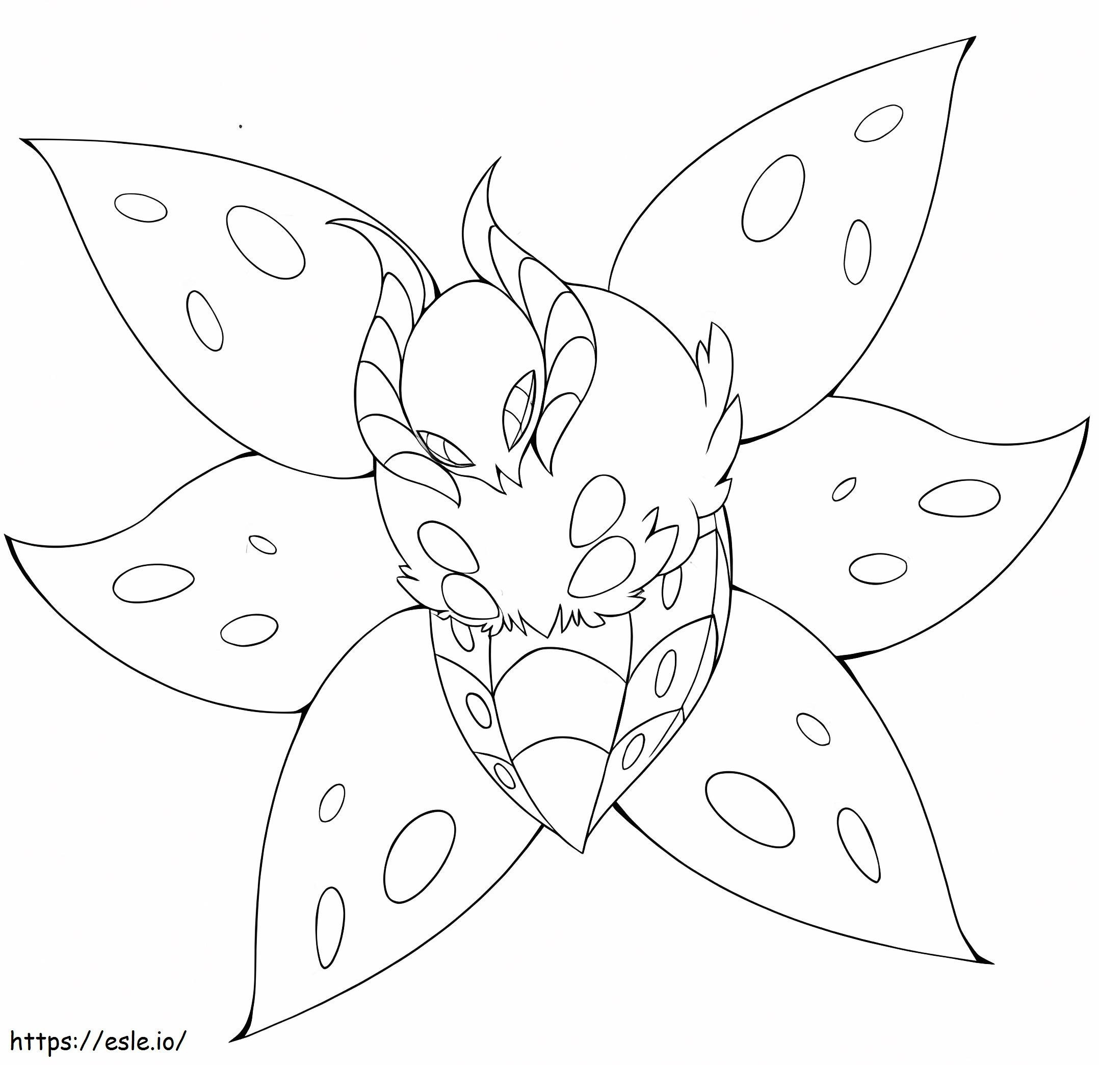 Volcano pokemon coloring page