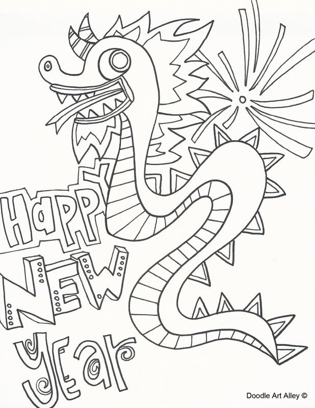 Chinese new year coloring pages from doodle art alley print and enjoy new year coloring pages coloring pages flag coloring pages