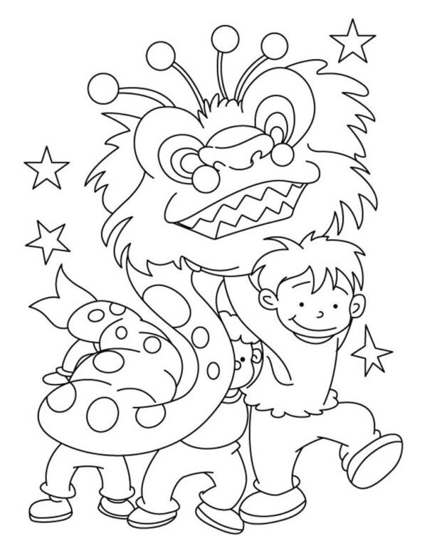 Lunar new year coloring pages printable for free download