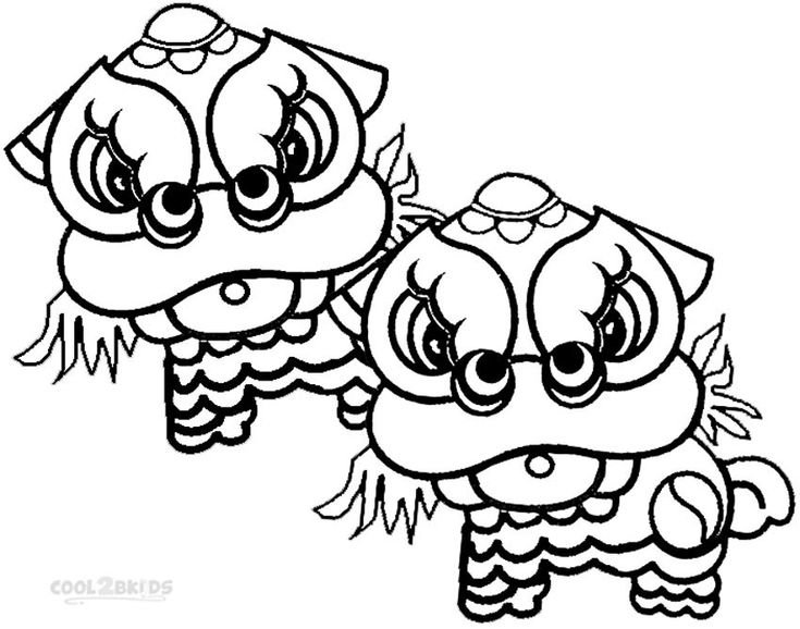 Lunar new year coloring pages printable for free download