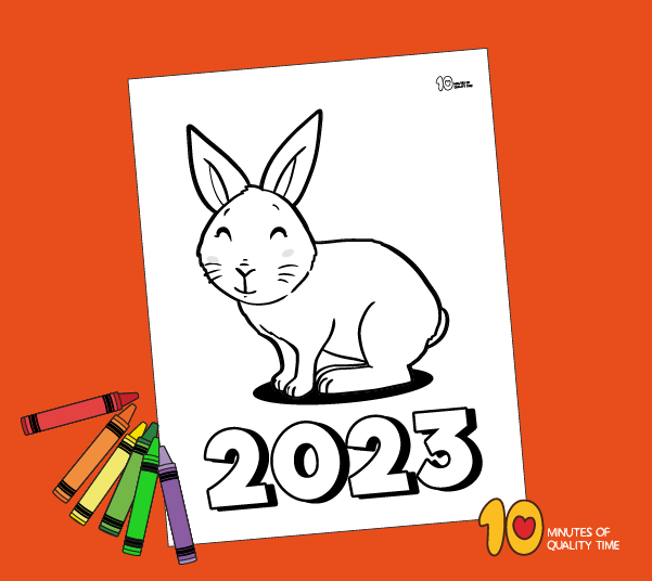 Chinese new year coloring page â minutes of quality time