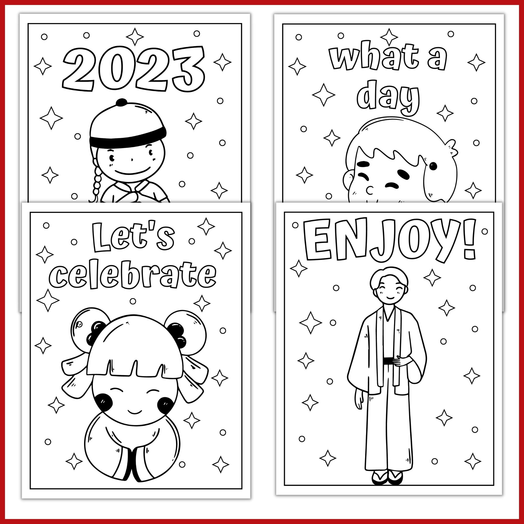 Chinese new year coloring pages chinese new year activities made by teachers