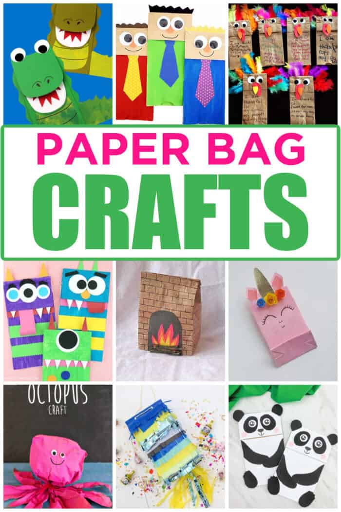 Paper bag crafts for kids